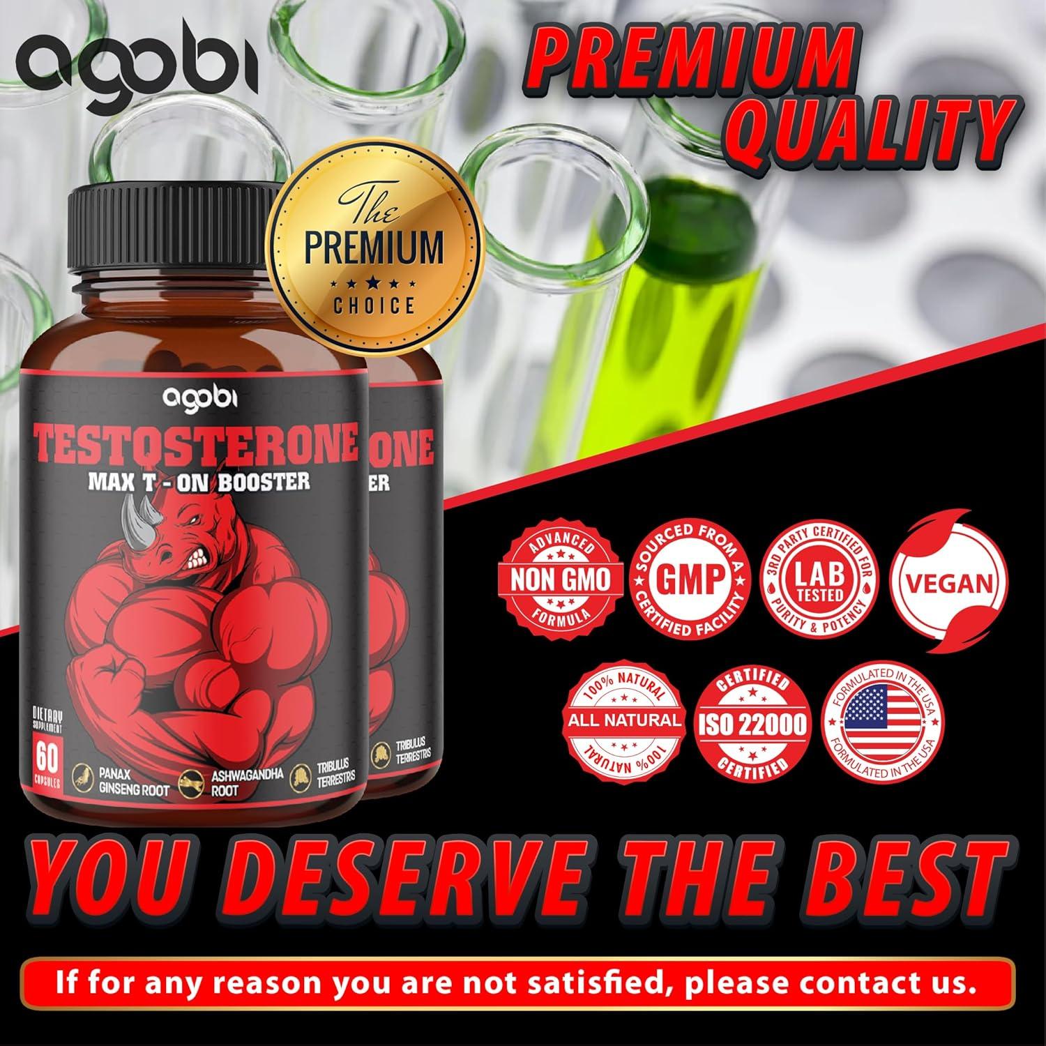 Suplemento Herbal Agobi 60 Cápsulas x 2 Frascos - Ginseng, Ashwagandha