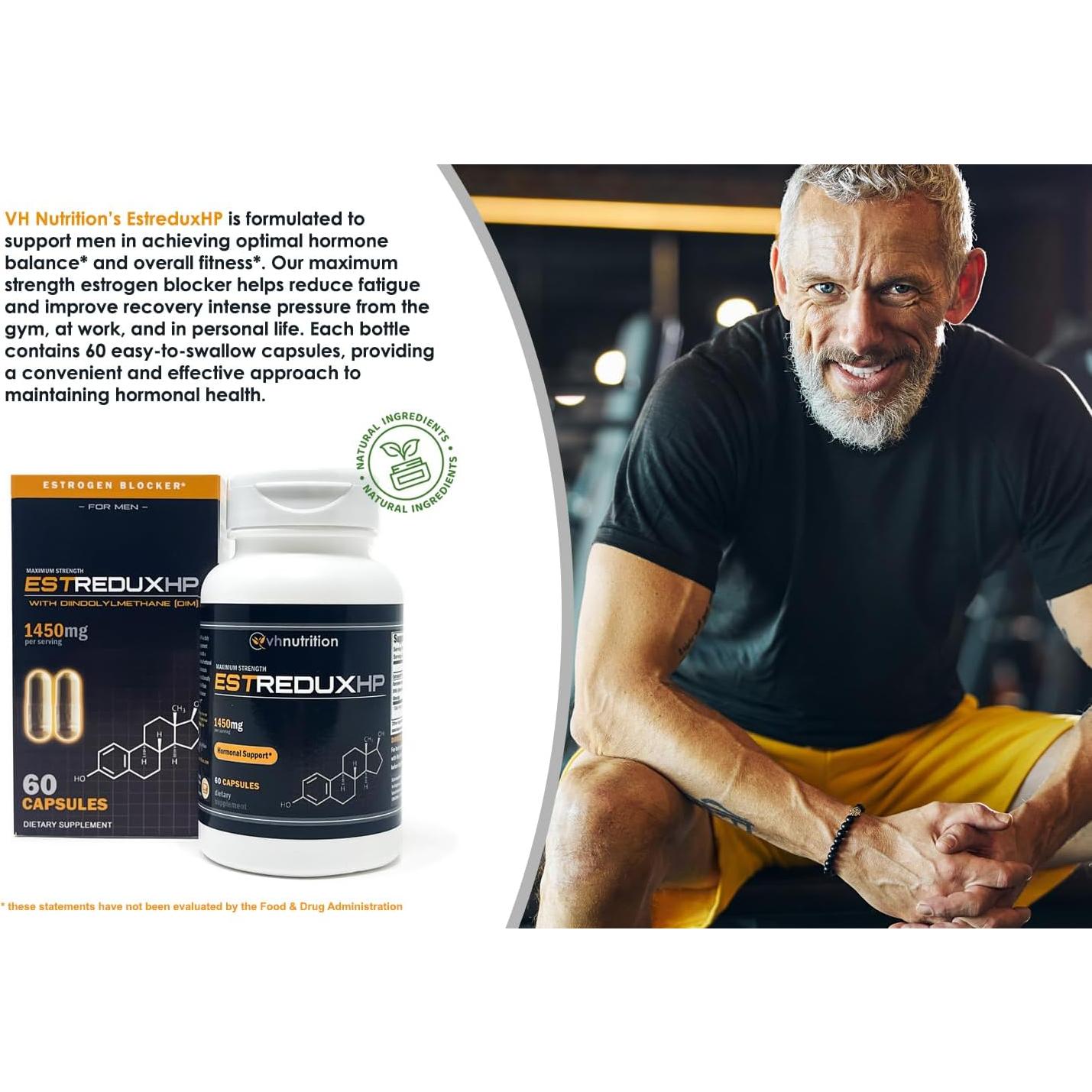 Suplemento Hormonal VH Nutrition ESTREDUX HP 1450mg 60 Cápsulas