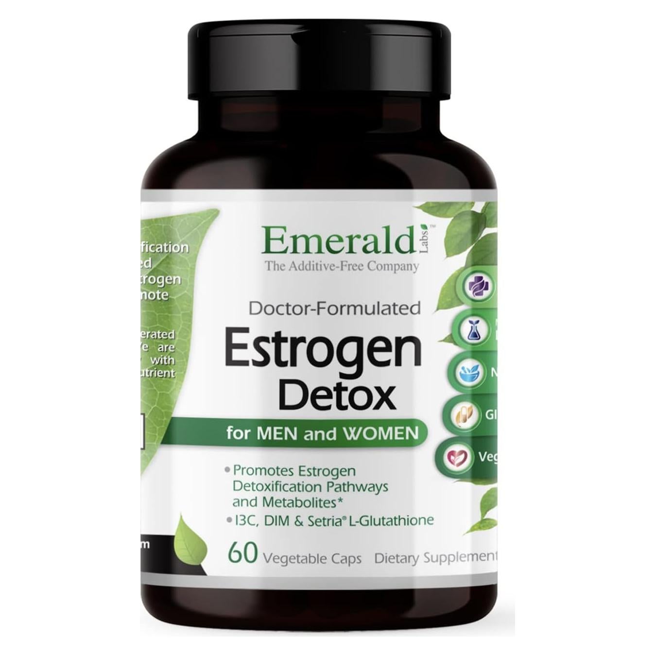 Suplemento Detoxificación Estrógenos Emerald Labs - 60 Cápsulas
