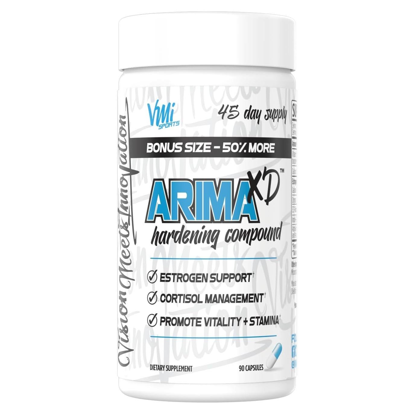 Suplemento VMI Sports Arima-XD 90 Cápsulas - Bloqueador Cortisol