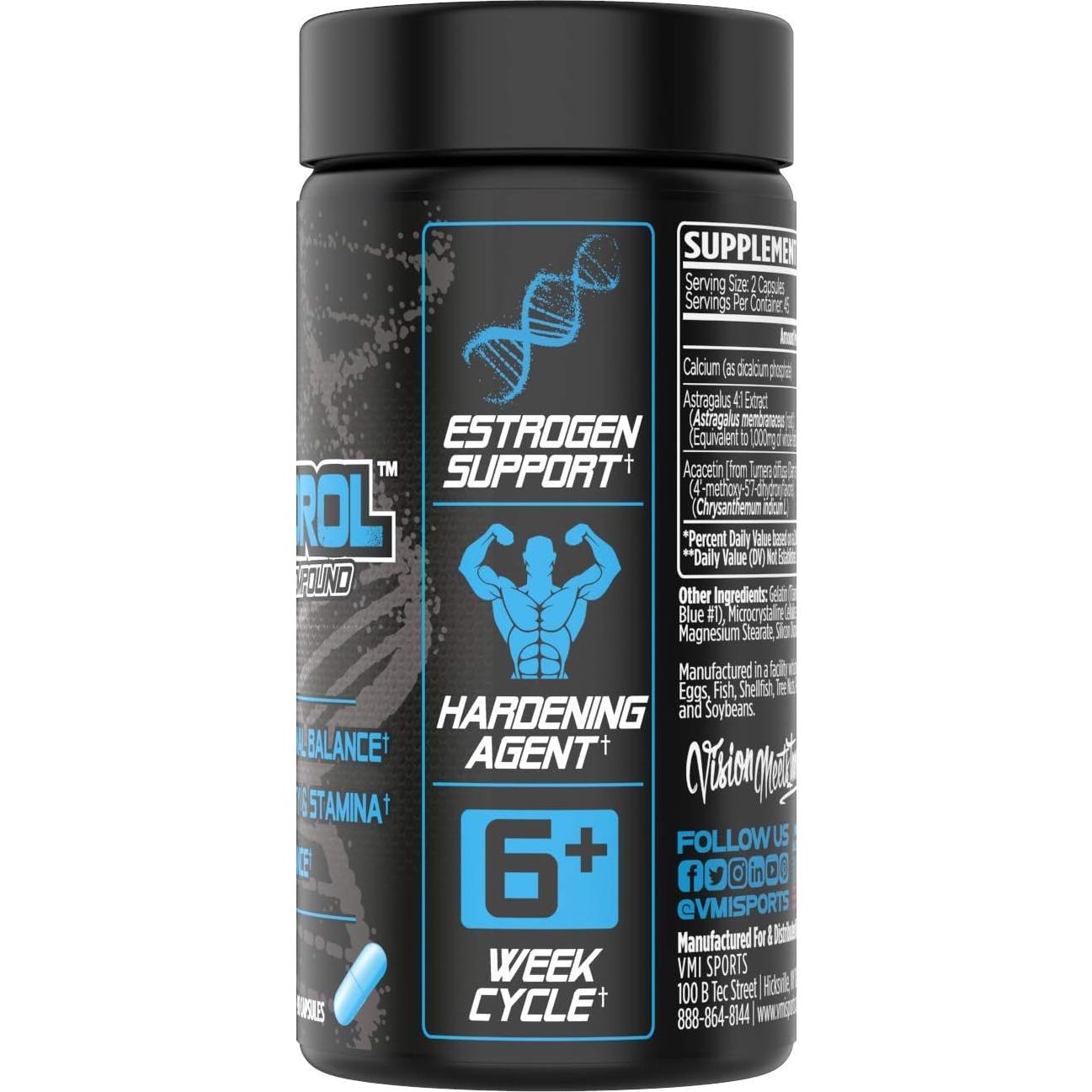 Suplemento Endurecedor VMI Sports Arimidrol 90 Cápsulas