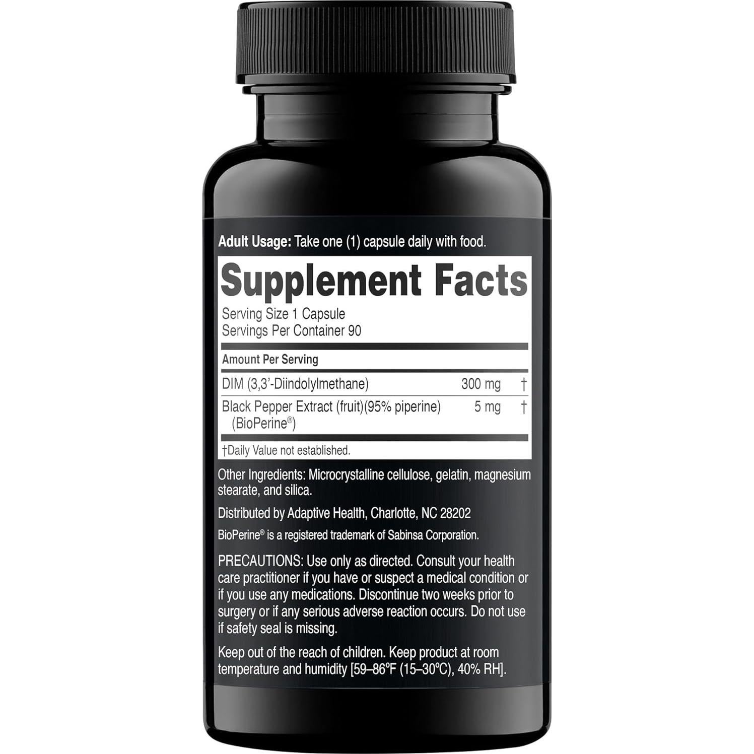 Suplemento Nugenix Essentials DIM 305 mg 90 cápsulas