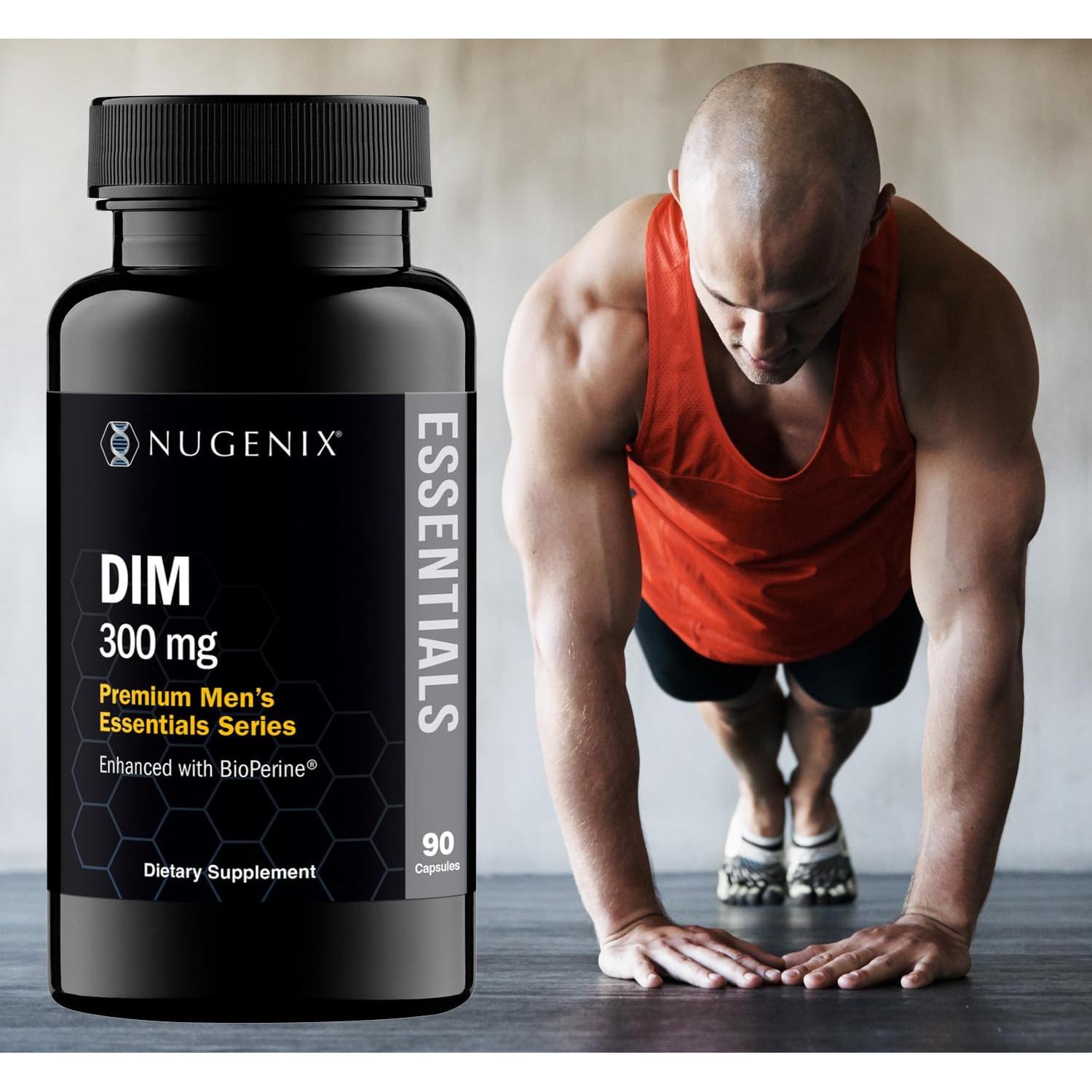 Suplemento Nugenix Essentials DIM 305 mg 90 cápsulas
