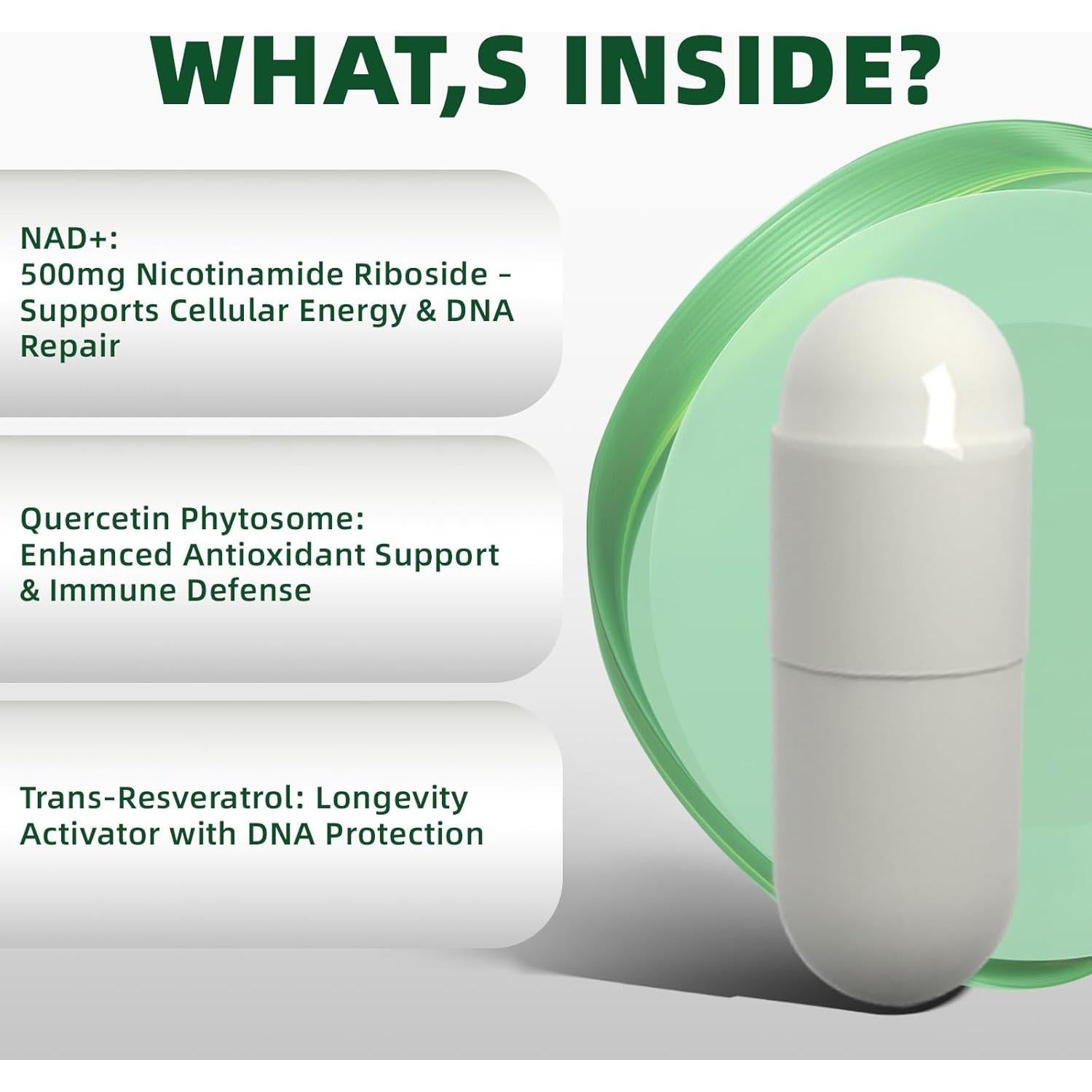 Suplemento Antienvejecimiento Rubimirez 900mg - 100 Cápsulas Veganas