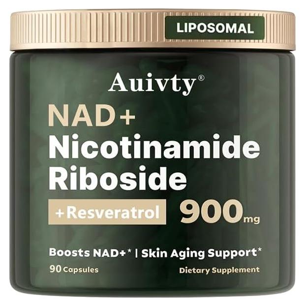 Suplemento Liposomal NAD+ Ribósido de Nicotinamida 900mg 90 Cápsulas