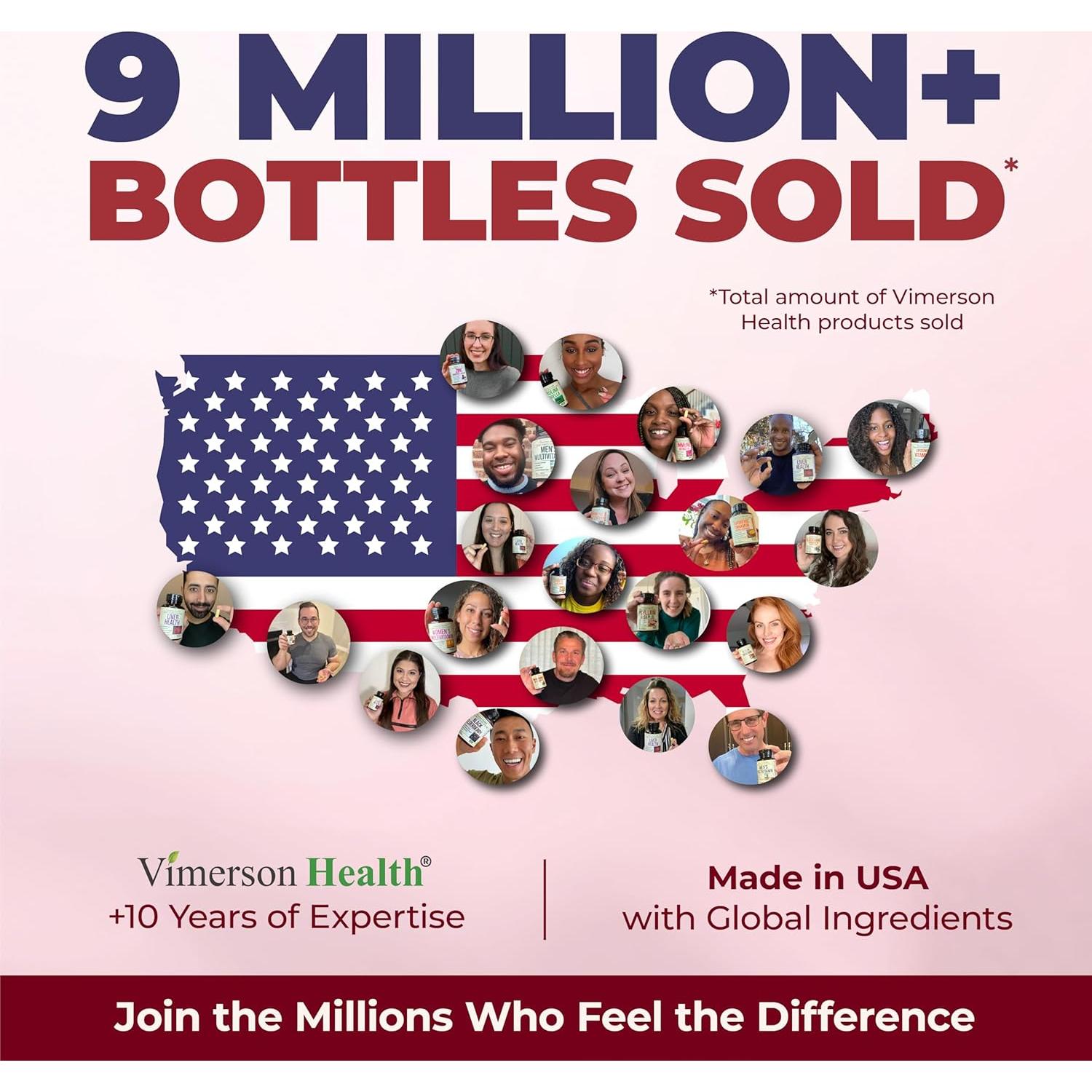 Suplemento de Cromo y Vanadio Vimerson Health 60 Cápsulas