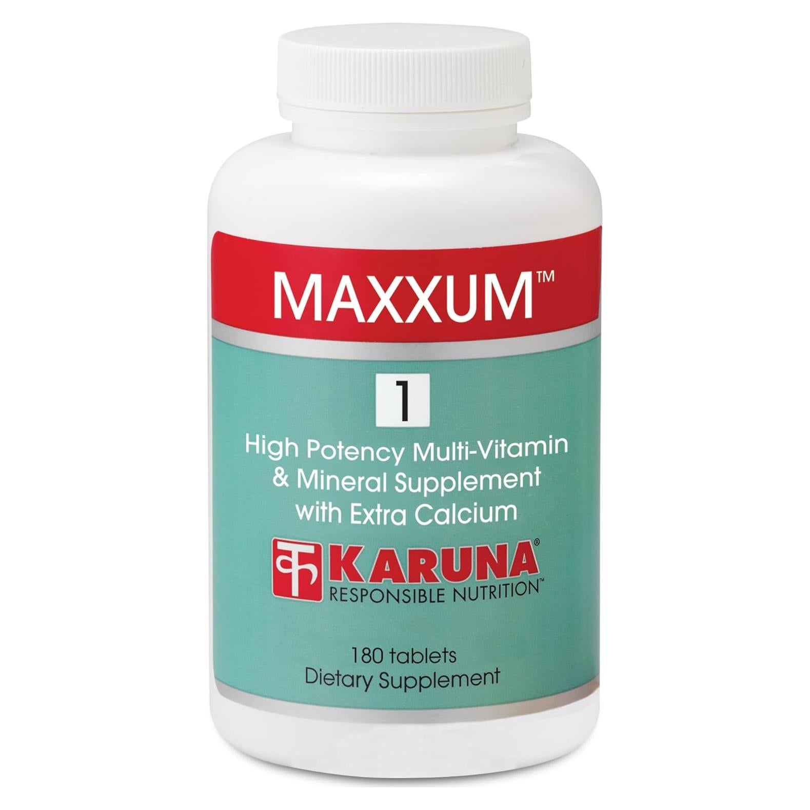 Karuna MAXXUM 1 Multivitamínico Sin Hierro 180 Cápsulas