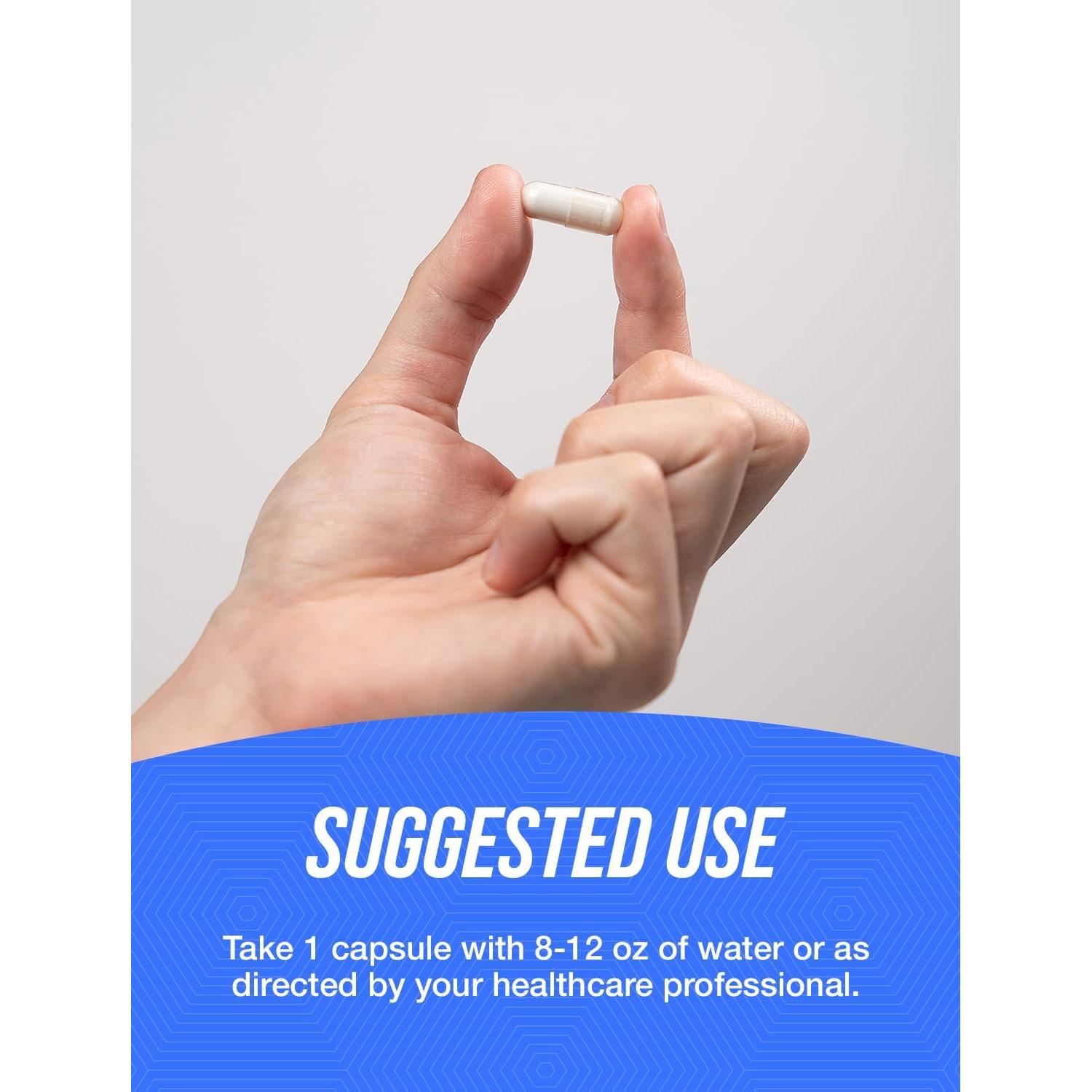 Cápsulas de Boro BulkSupplements 10mg - 500 Conteo Sin Gluten