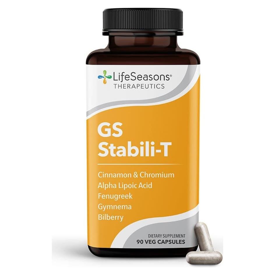 Suplemento GS Stabili-T LifeSeasons - 90 Cápsulas para Azúcar en Sangre