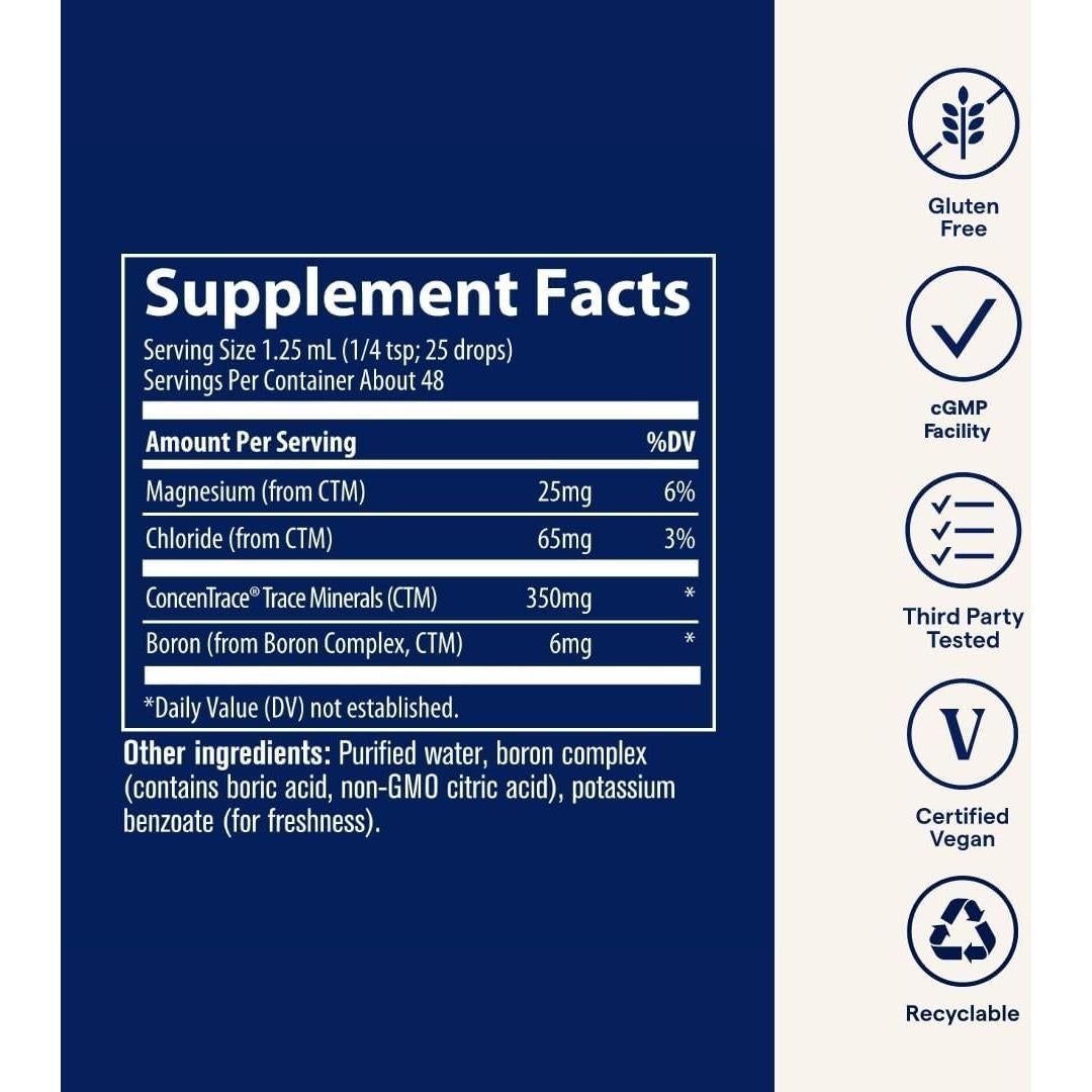 Suplemento Líquido de Boro Iónico Minerales de Trazo 2x96 Porciones