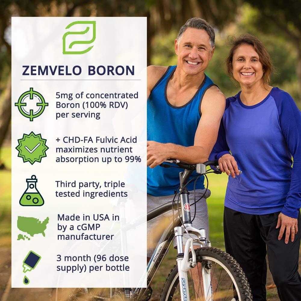 Boro Líquido Zemvelo 226g | Apoyo Absorción Calcio y Magnesio