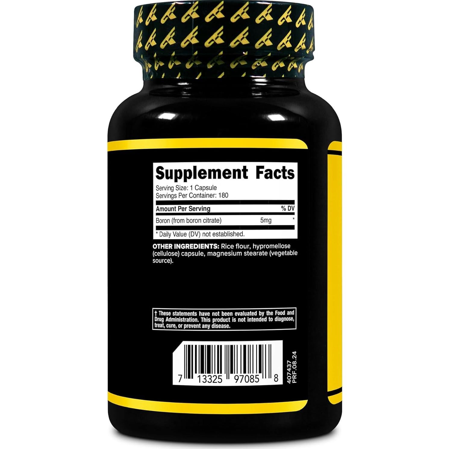 Cápsulas de Boro PrimaForce 5mg - 180 Vegetarianas