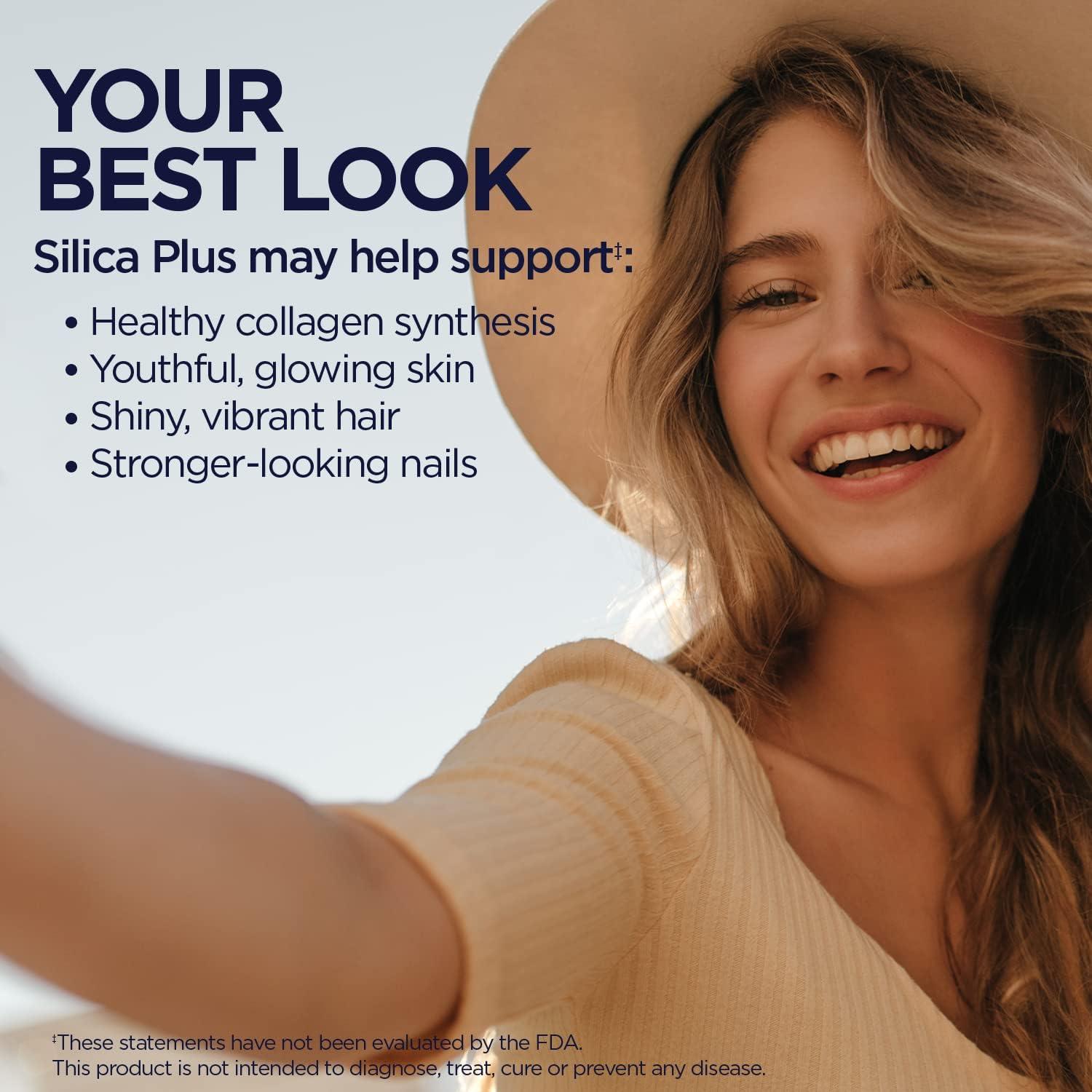 Suplemento KAL Silica Plus 90 Tabletas - Salud Cabello Piel Uñas