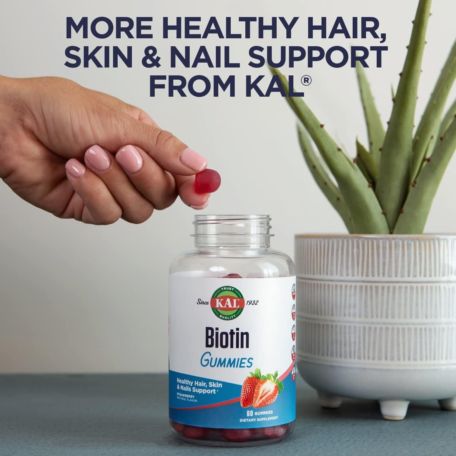 Suplemento KAL Silica Plus 90 Tabletas - Salud Cabello Piel Uñas