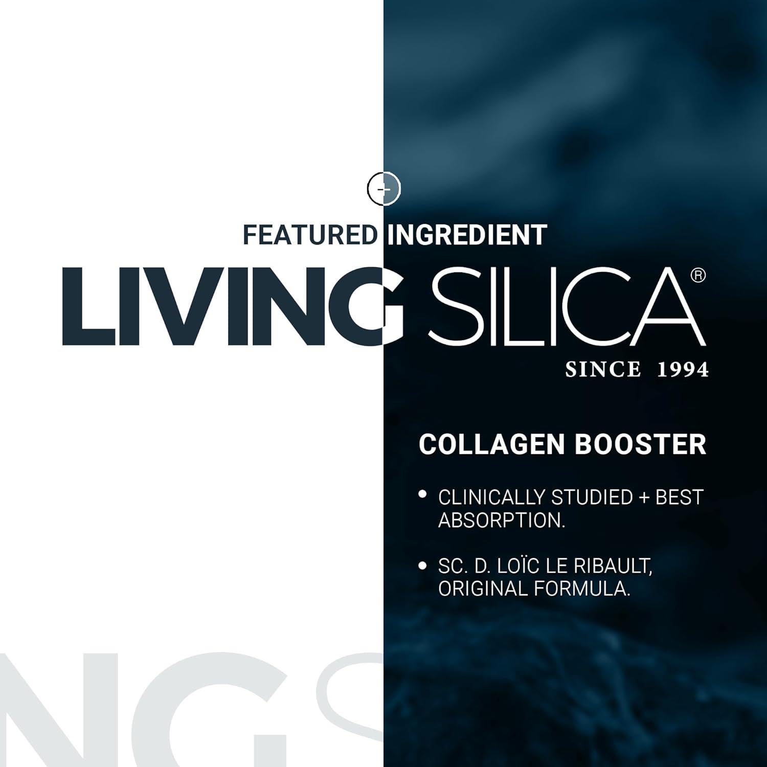 Cápsulas de Colágeno Living Silica 120 Unidades - Minerales