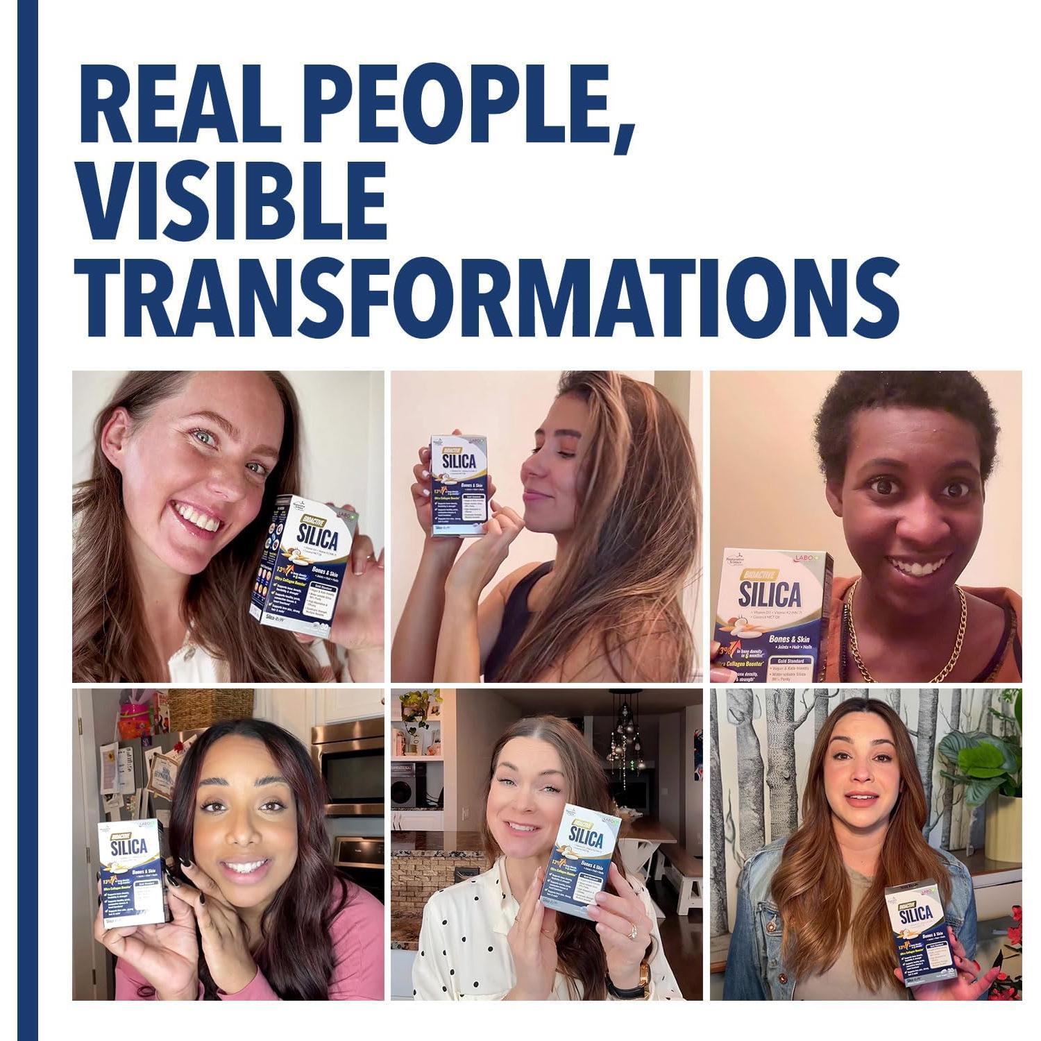 Suplemento de Síllice Bioactiva LABO Nutrition - 30 Cápsulas Veganas