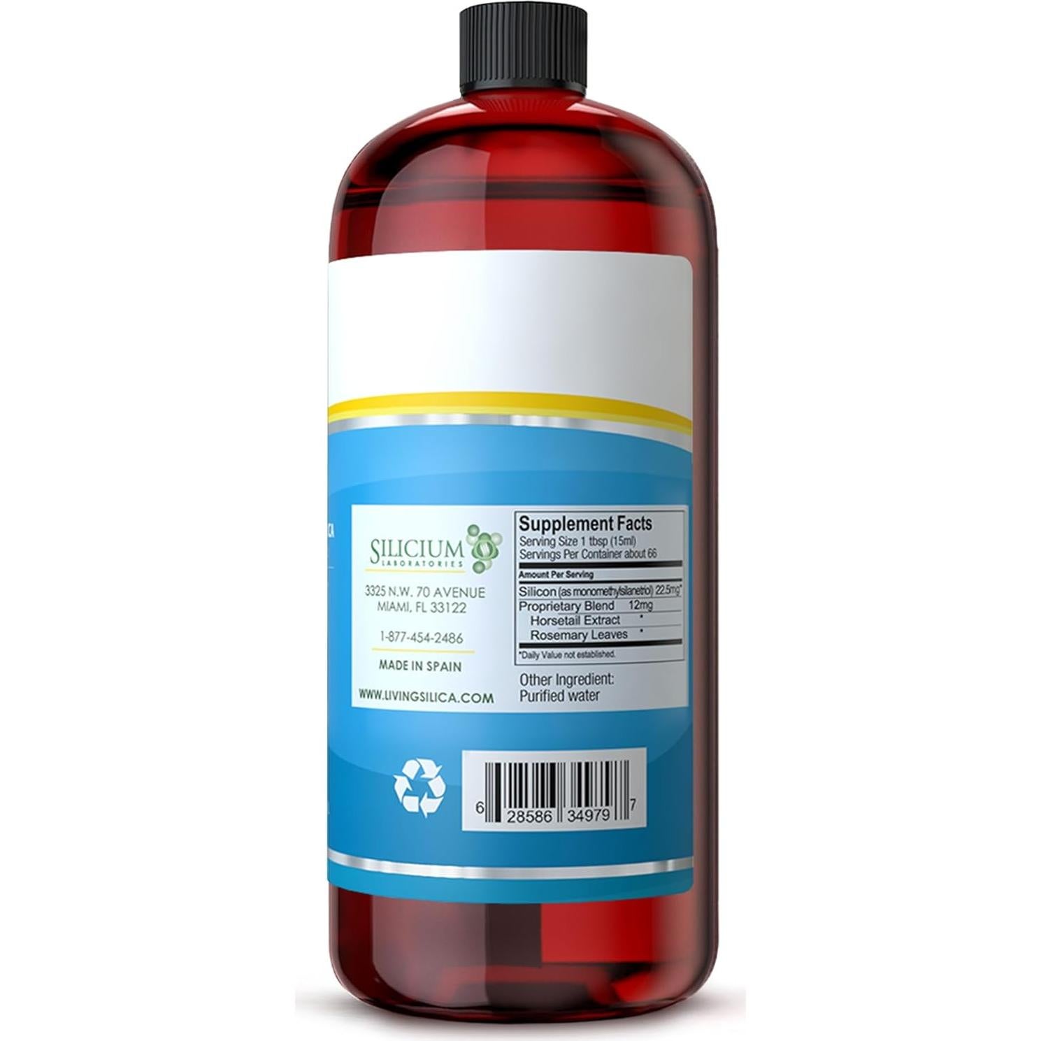 Suplemento de Silicio Orgono Living Silica 66 Porciones