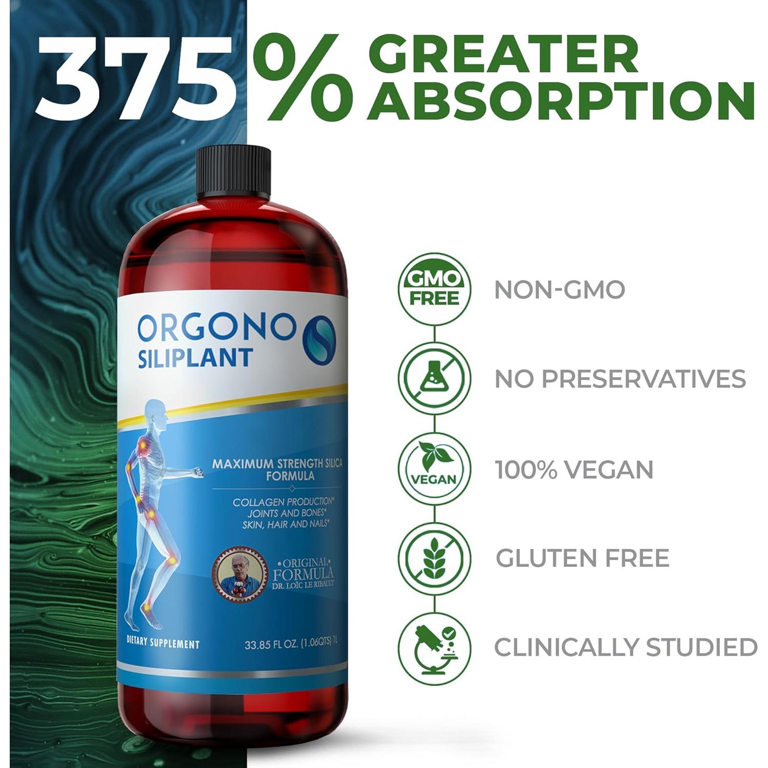 Suplemento de Silicio Orgono Living Silica 66 Porciones