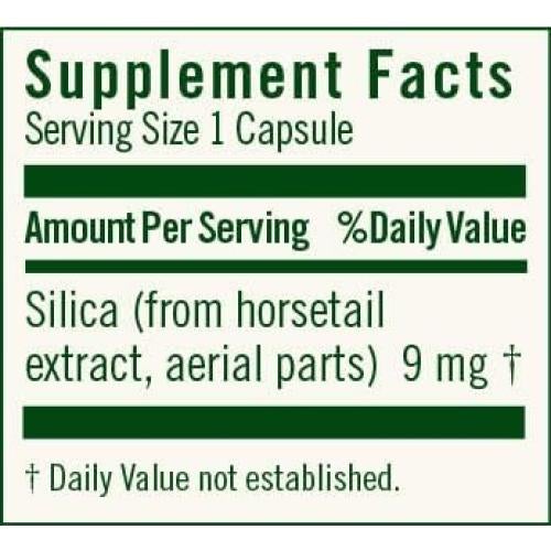 Flora FloraSil 90 Cápsulas Veganas - Suplemento de Sílice para Cabello, Piel y Uñas