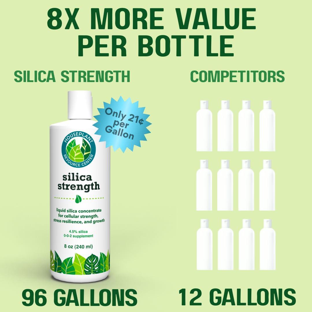 Suplemento Silica Strength 236.6 ml - Fortalece Plantas de Interior