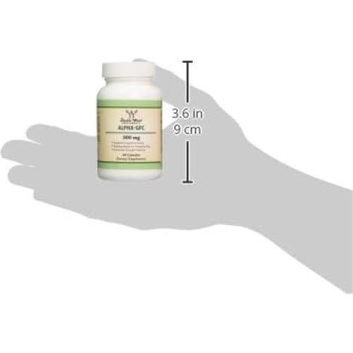 Suplemento Alpha GPC Colina 600mg 60 Cápsulas Double Wood