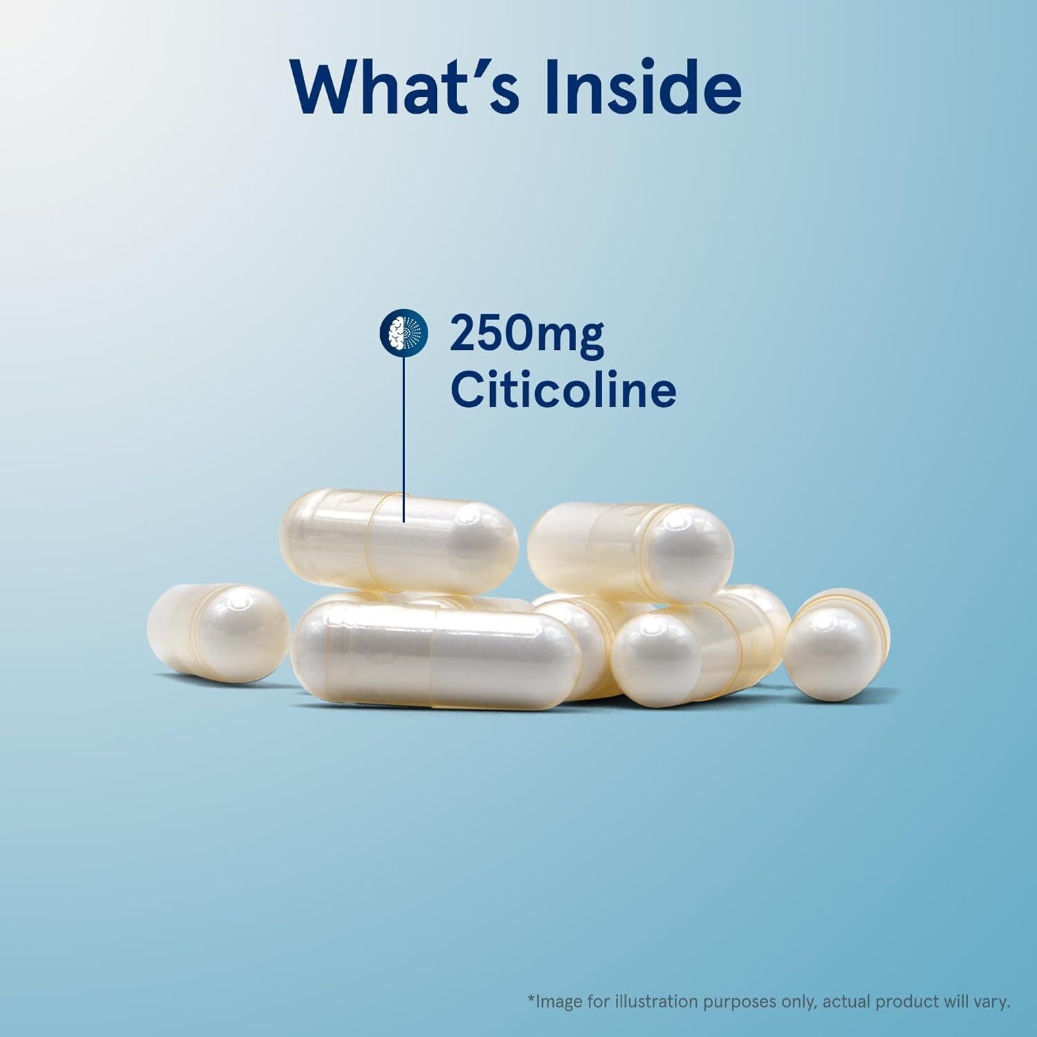 Suplemento Jarrow Formulas Citicolina 250 mg 120 Cápsulas