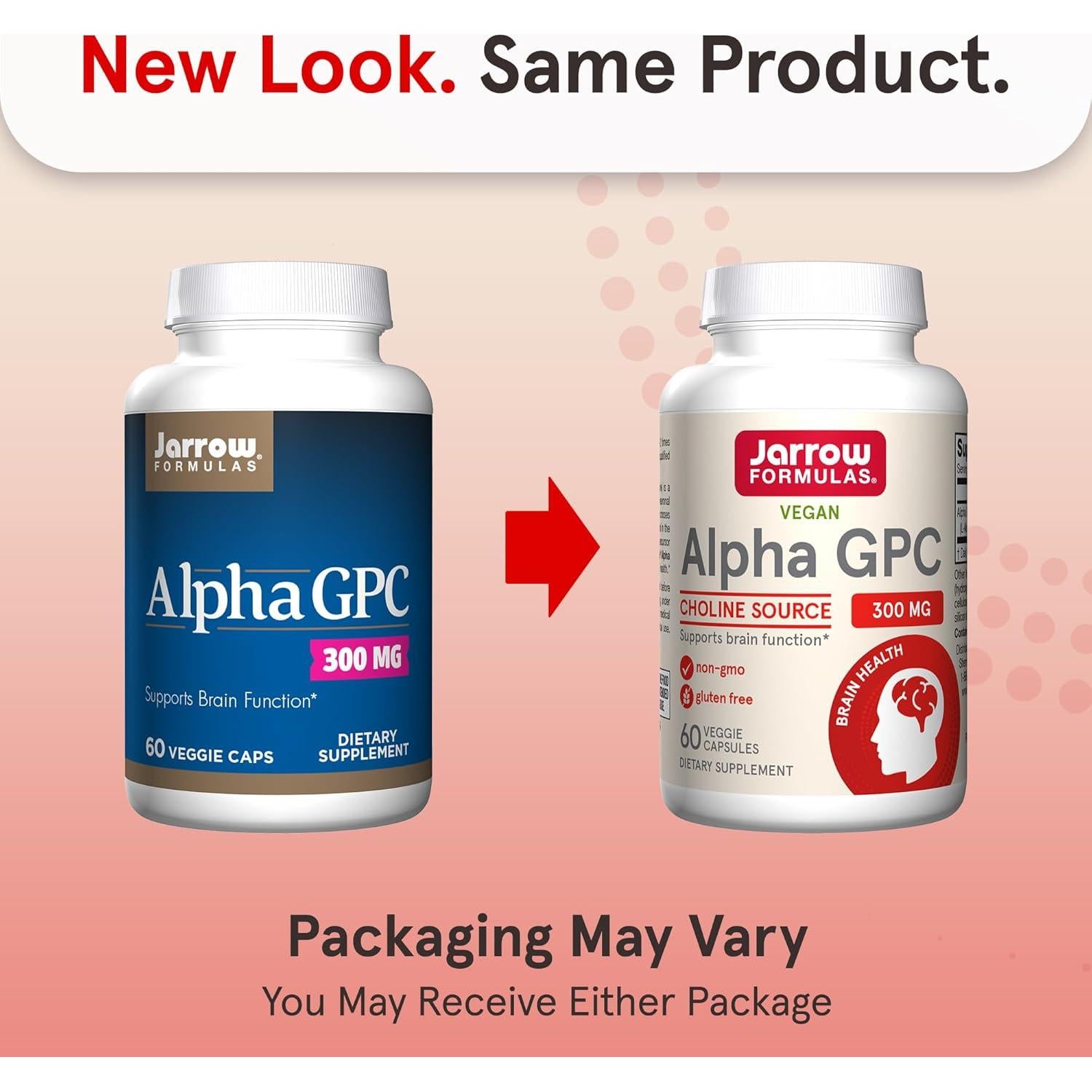 Suplemento Dietético Jarrow Formulas Alpha GPC 300mg 60 Cápsulas