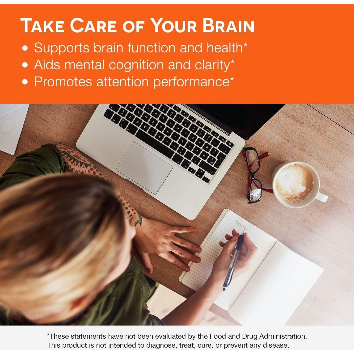 EZ Melts Suplemento de Citicolina 250 mg Sin Azúcar 60 Tabletas