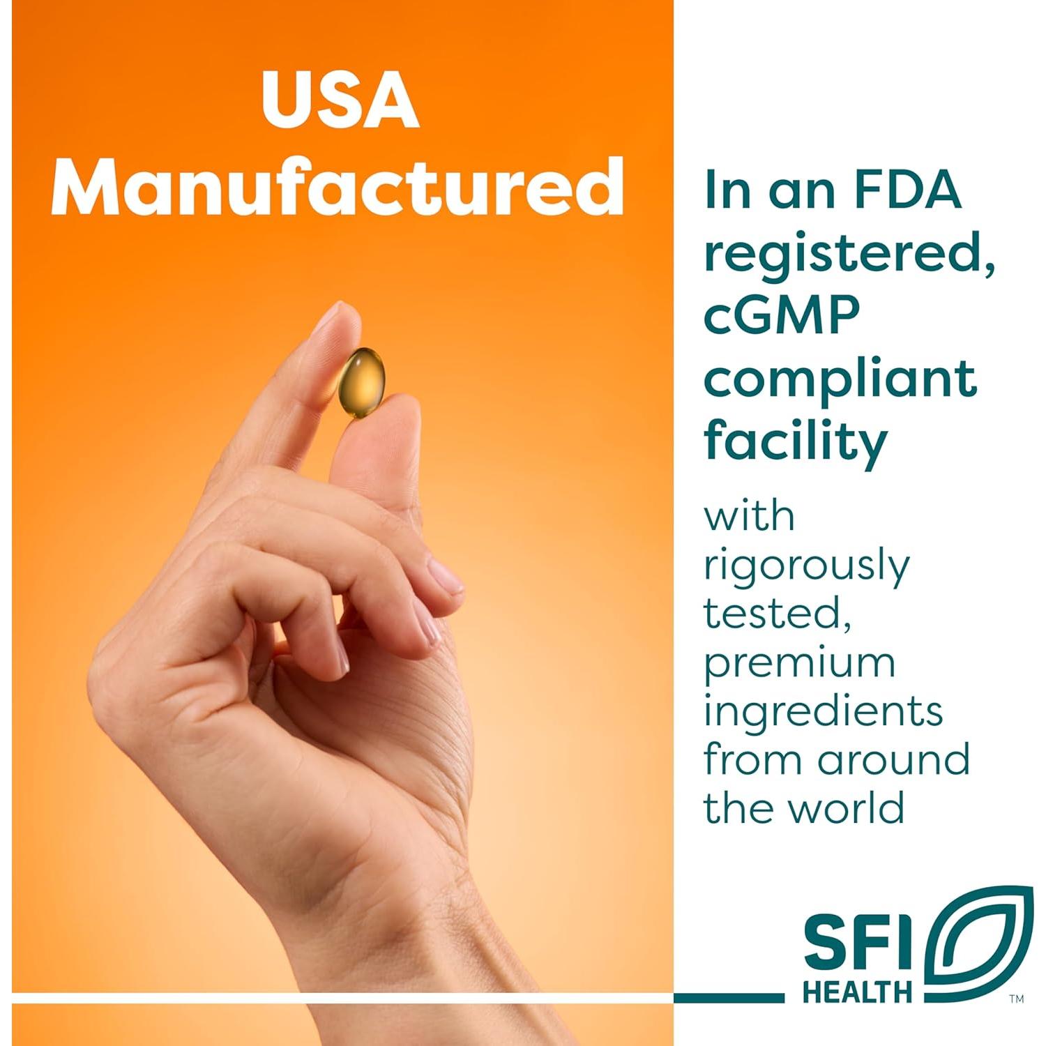 Suplemento de Colina Klaire Labs 250mg - 60 Cápsulas Hipoalergénicas