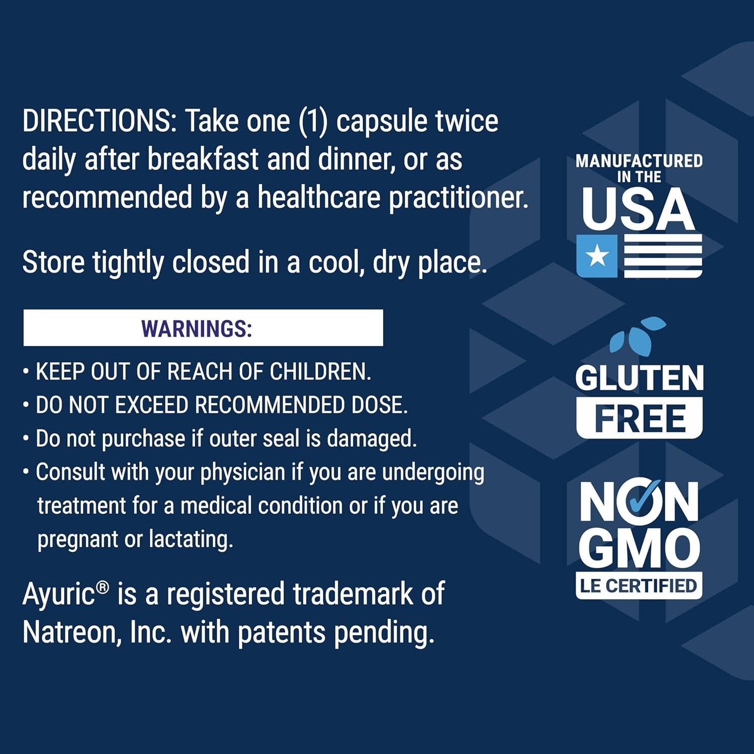 Control de Ácido Úrico Life Extension 60 Cápsulas Vegetales