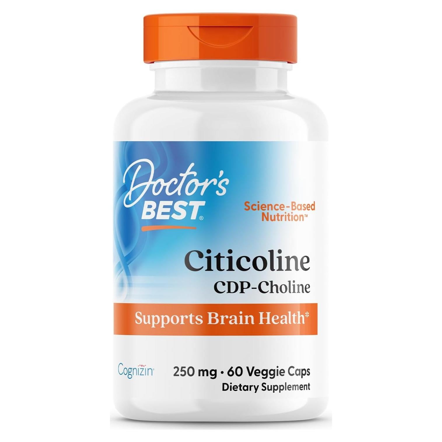 Citicolina CDP-Colina Doctor's Best 60 Cápsulas Veganas