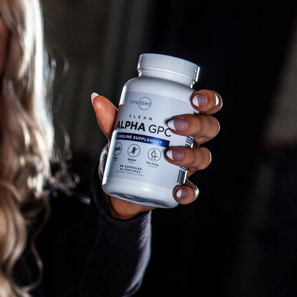 Suplemento Nootrópico Alpha GPC 600mg Type Zero - 90 Cápsulas