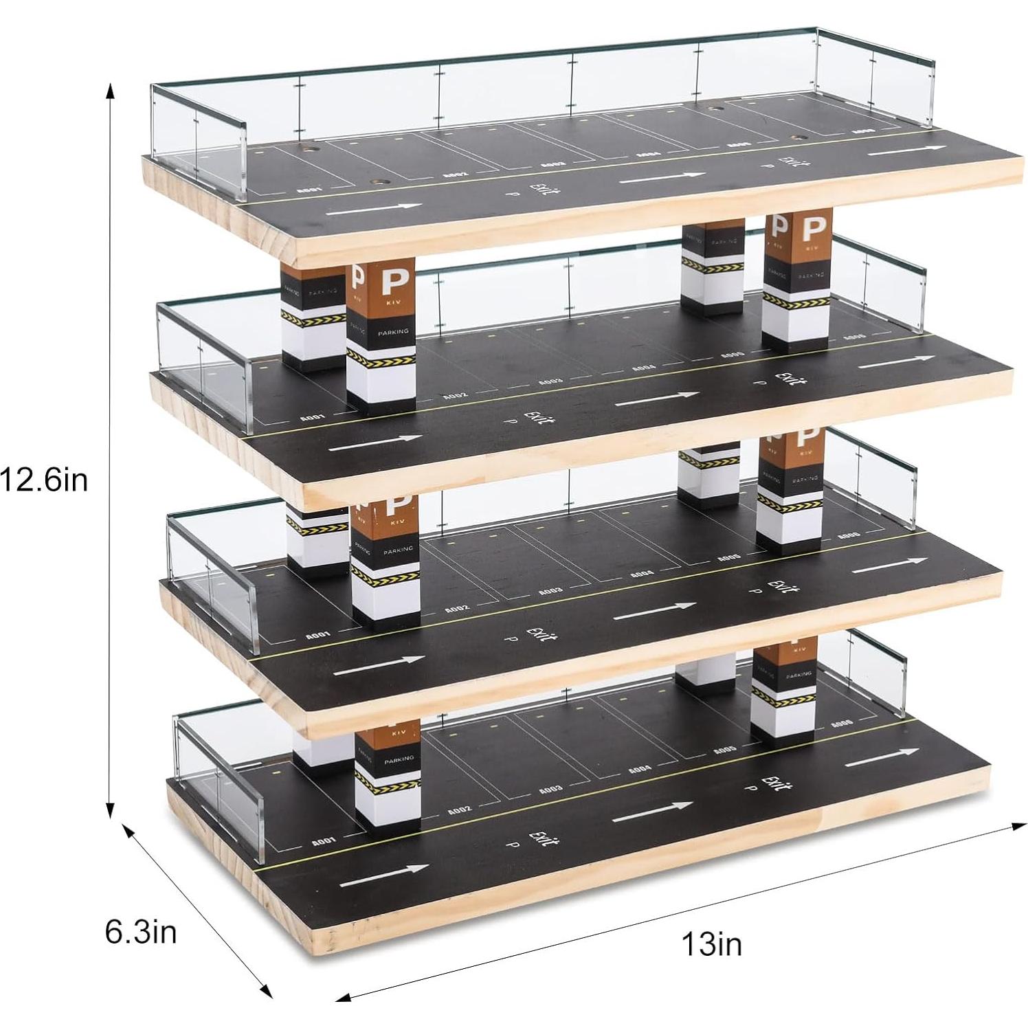 Estante para Hot Wheels Saichotoy 4 Niveles 24 Autos