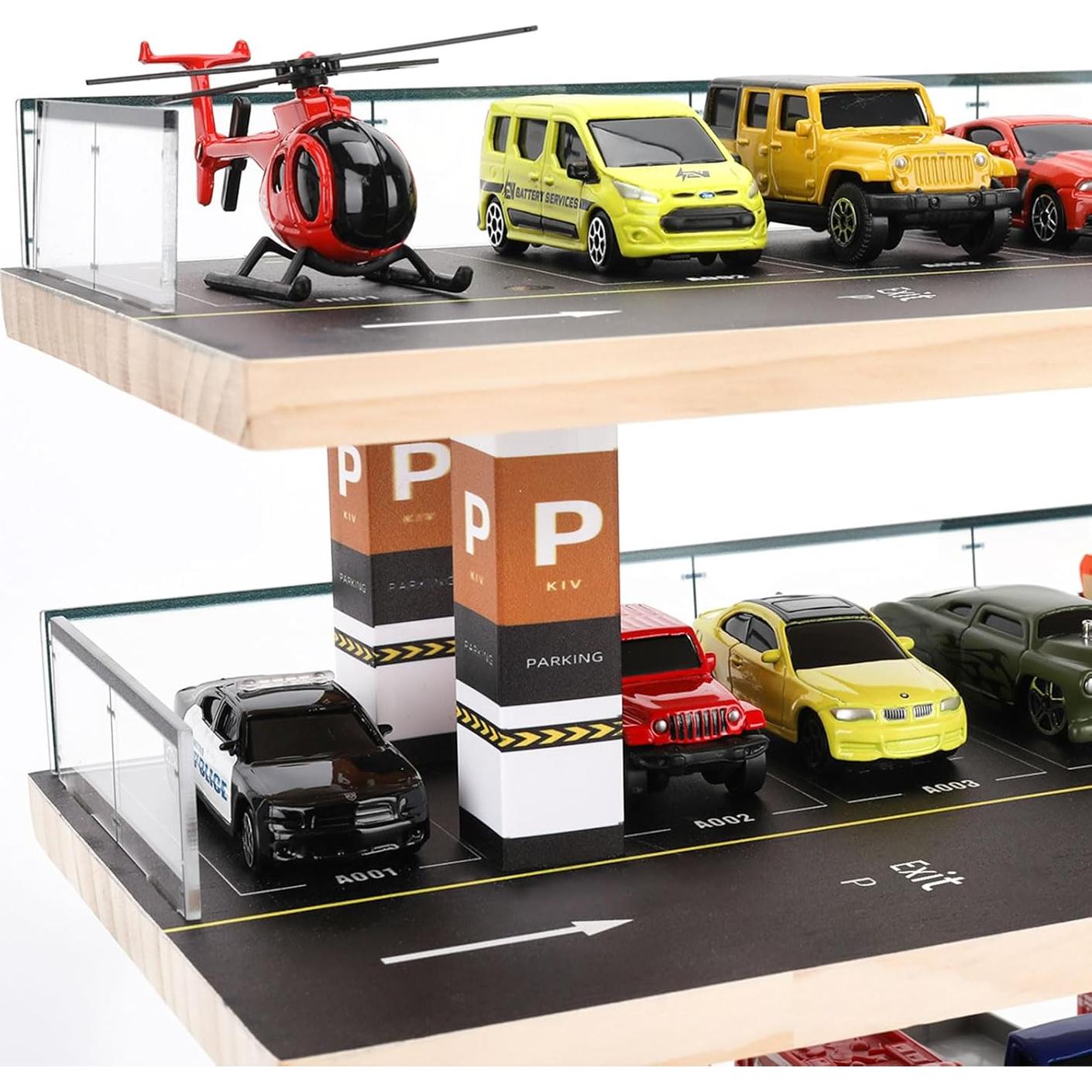 Estante para Hot Wheels Saichotoy 4 Niveles 24 Autos