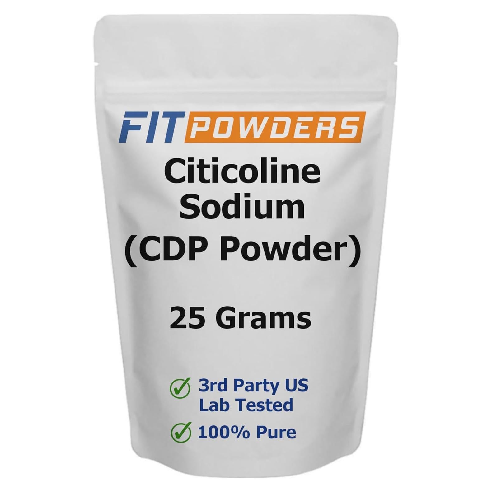 Polvo de Citicolina FitPowders 25g - Suplemento Cognitivo