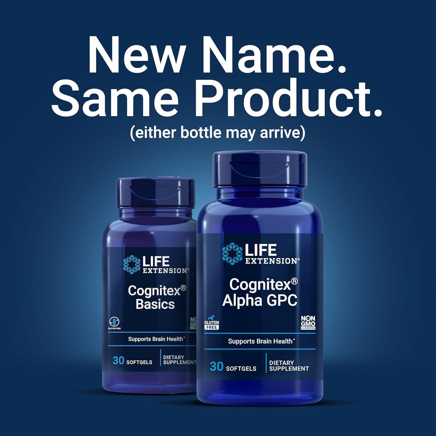 Cognitex Basics Life Extension 30 Softgels Salud Cerebral