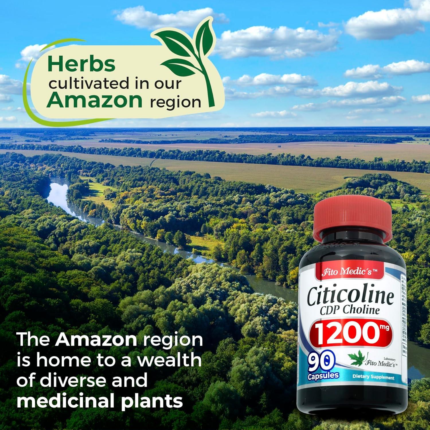 Suplemento de Colina Fito Medics 90 cápsulas 1200 mg