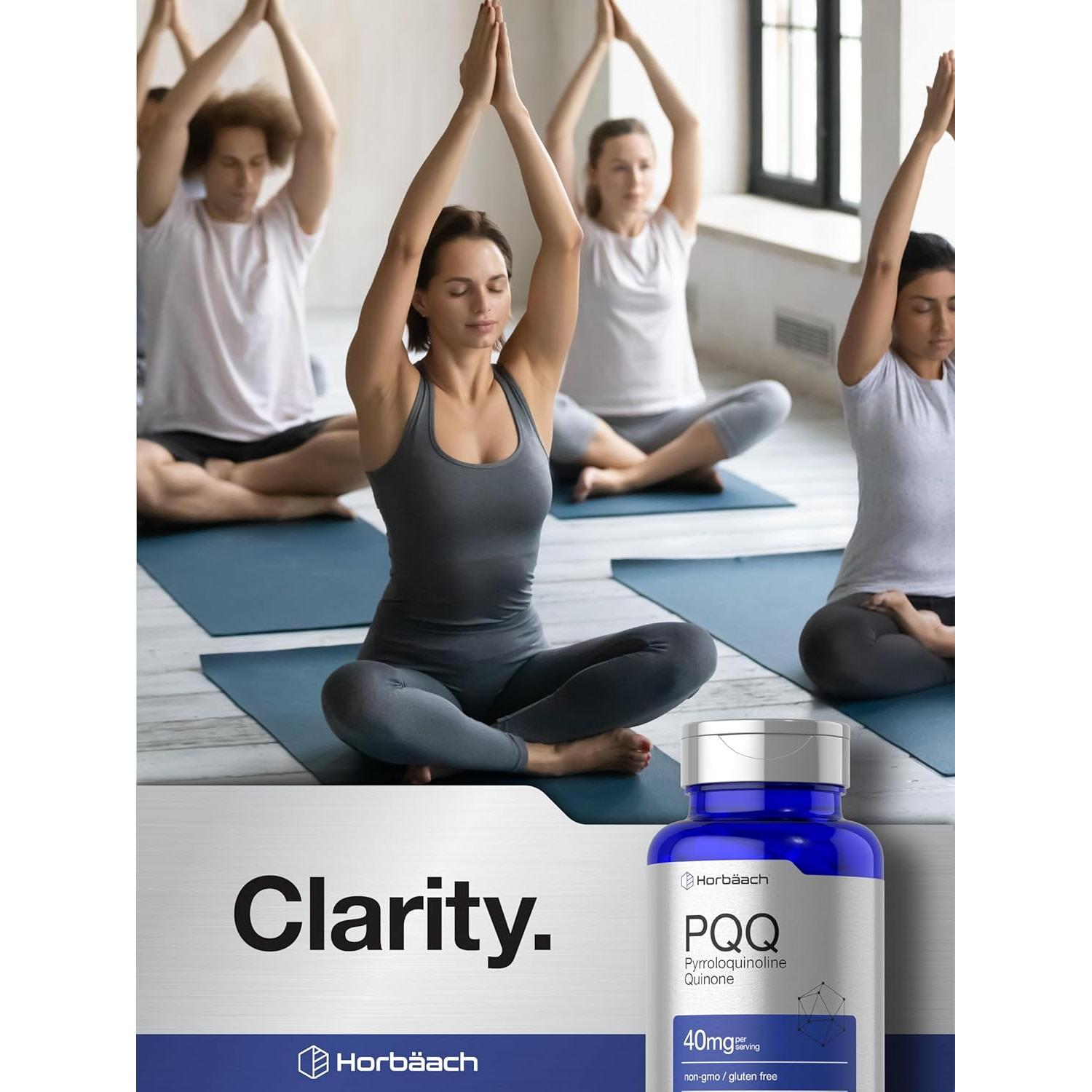 Suplemento PQQ Horbaach 40 mg - 120 Cápsulas Antioxidantes