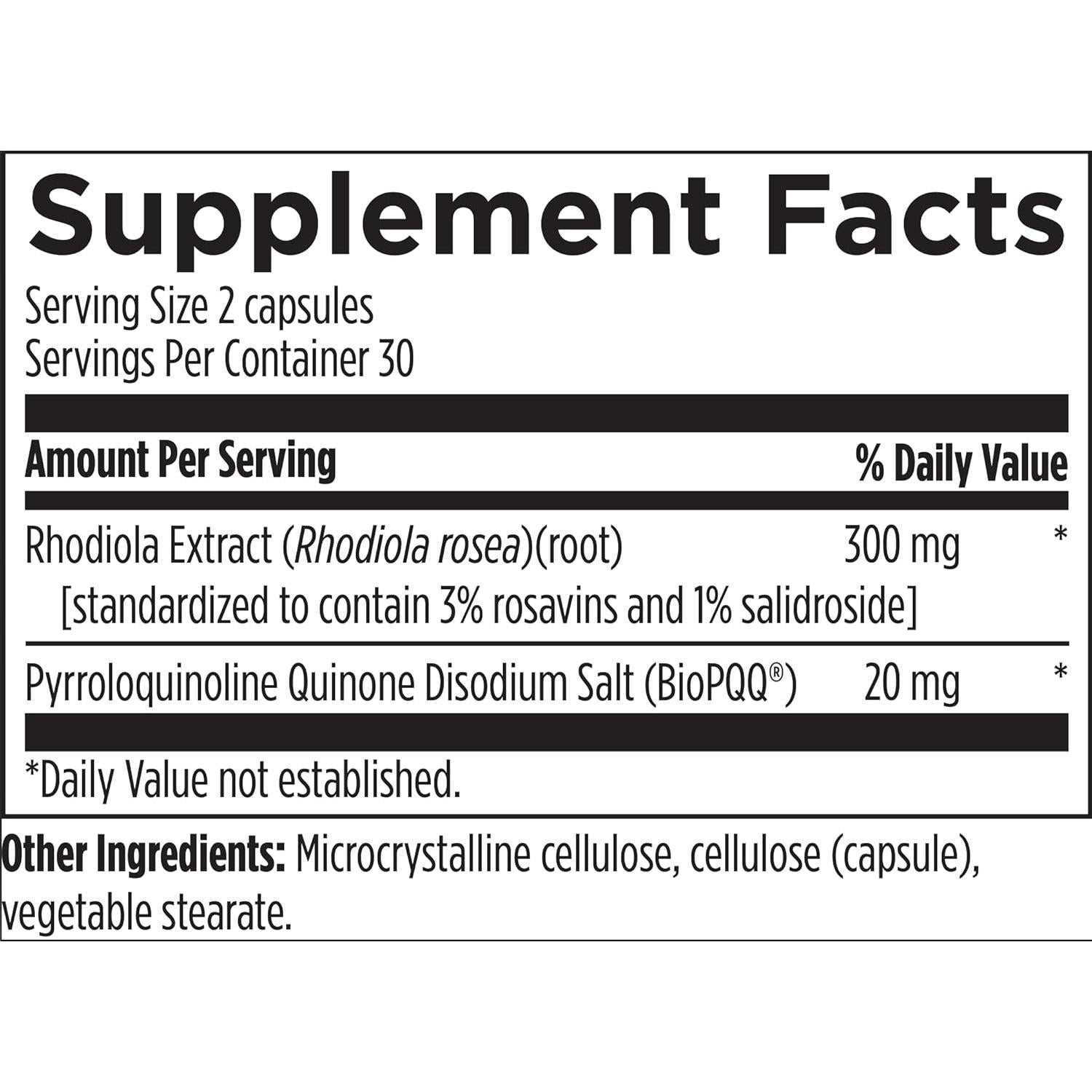Suplemento Energía Mitocondrial Designs for Health Mito-PQQ 60 Cápsulas