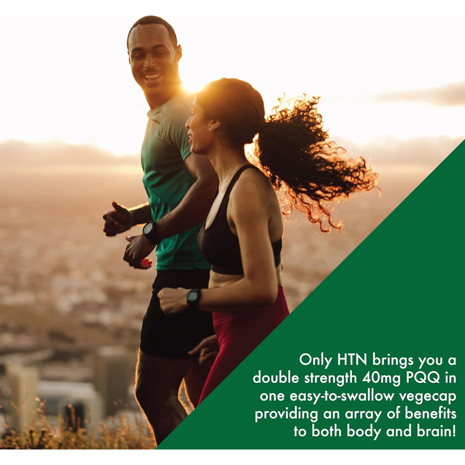 Suplemento PQQ Health Thru Nutrition 40mg 120 Cápsulas Veganas