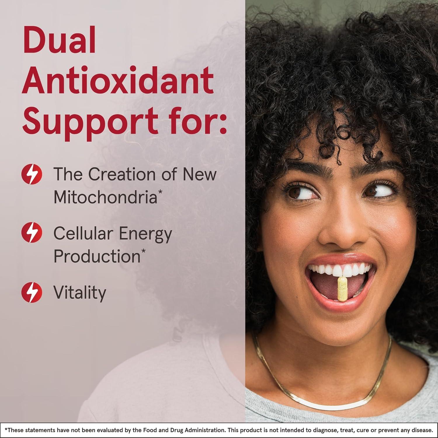 Suplemento Antioxidante Jarrow QH-Absorb + PQQ 60 Gelatinas