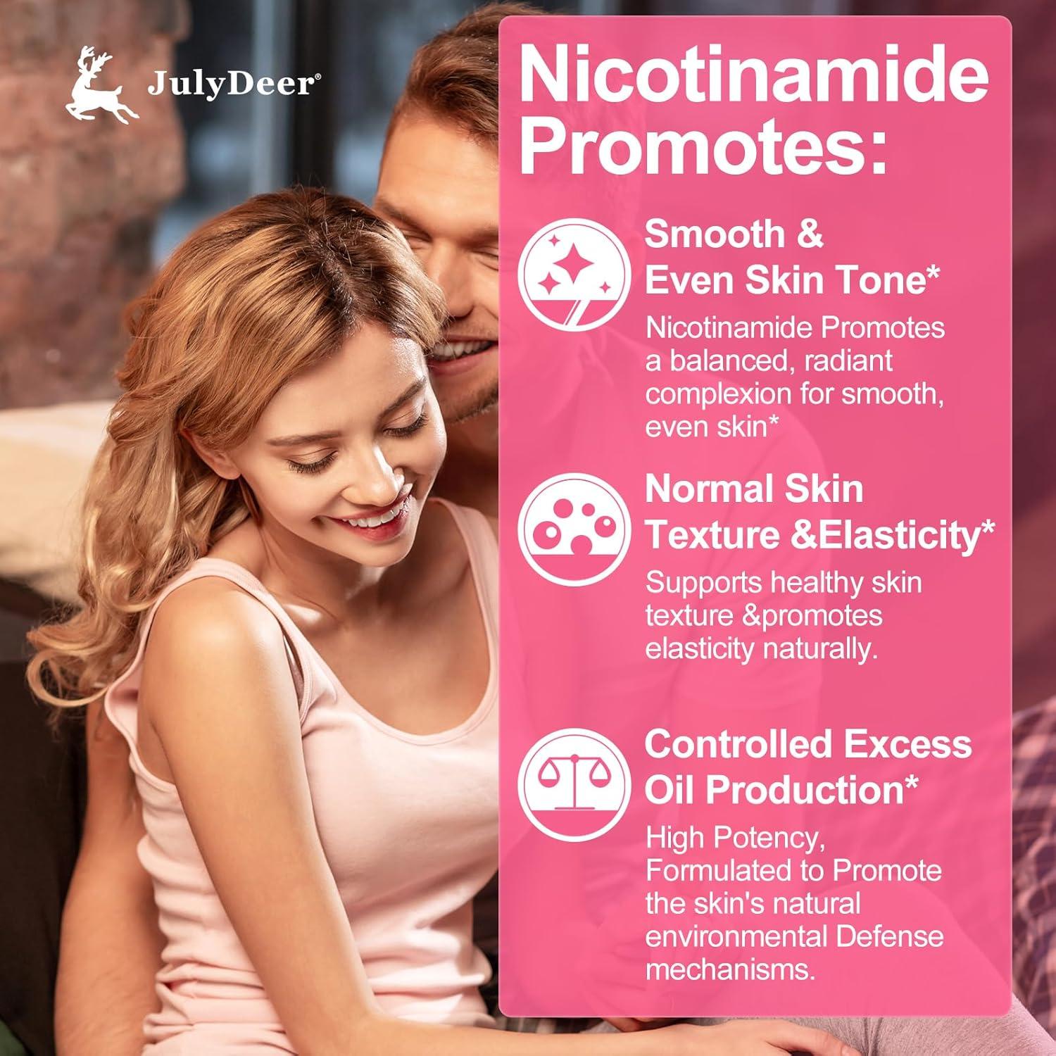 Suplemento PQQ 20mg JulyDeer con Colágeno y Ácido Hialurónico