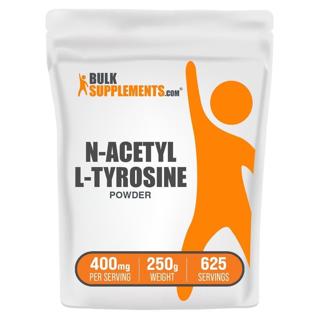 Suplemento de N-Acetil L-Tirosina BulkSupplements 250g Sin Sabor