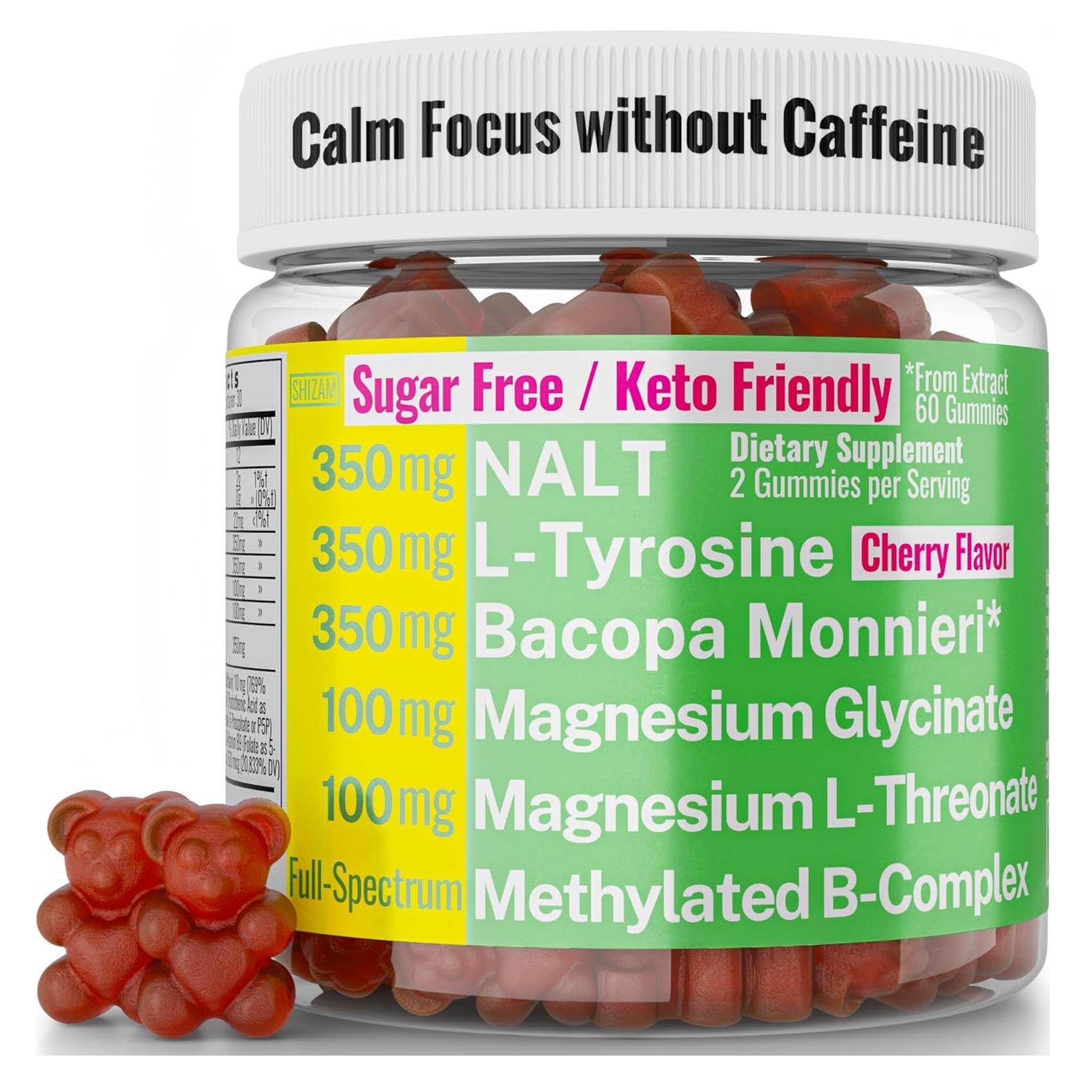 Gominolas Suplemento SHIZAM Bacopa Monnieri y L-Tirosina