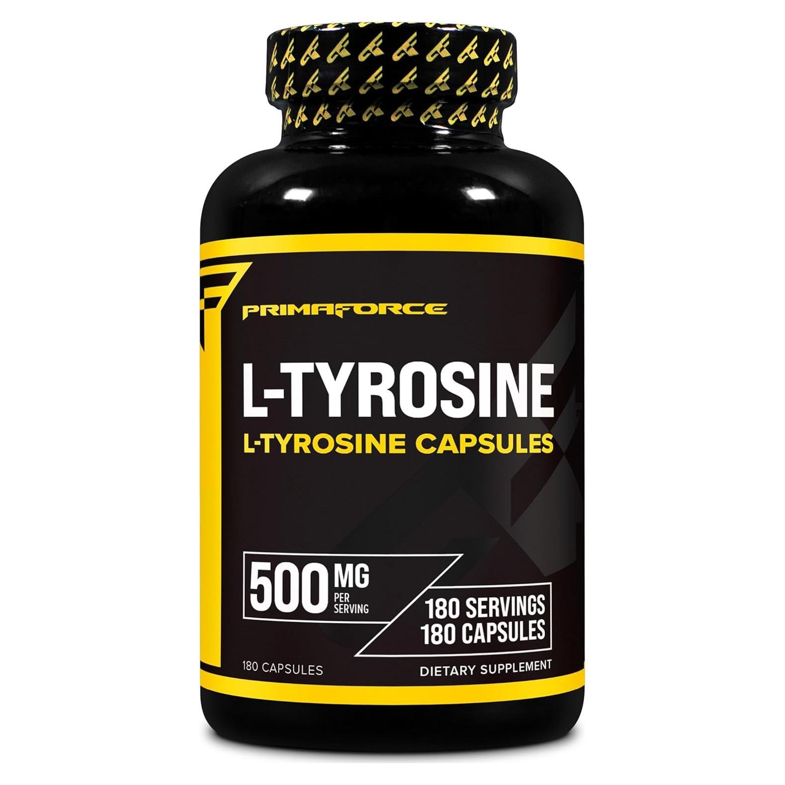 Primaforce L-Tirosina 180 Cápsulas 500 mg Suplemento