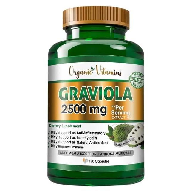 Suplemento Dietético Graviola Vitamisan 120 Cápsulas Antioxidante