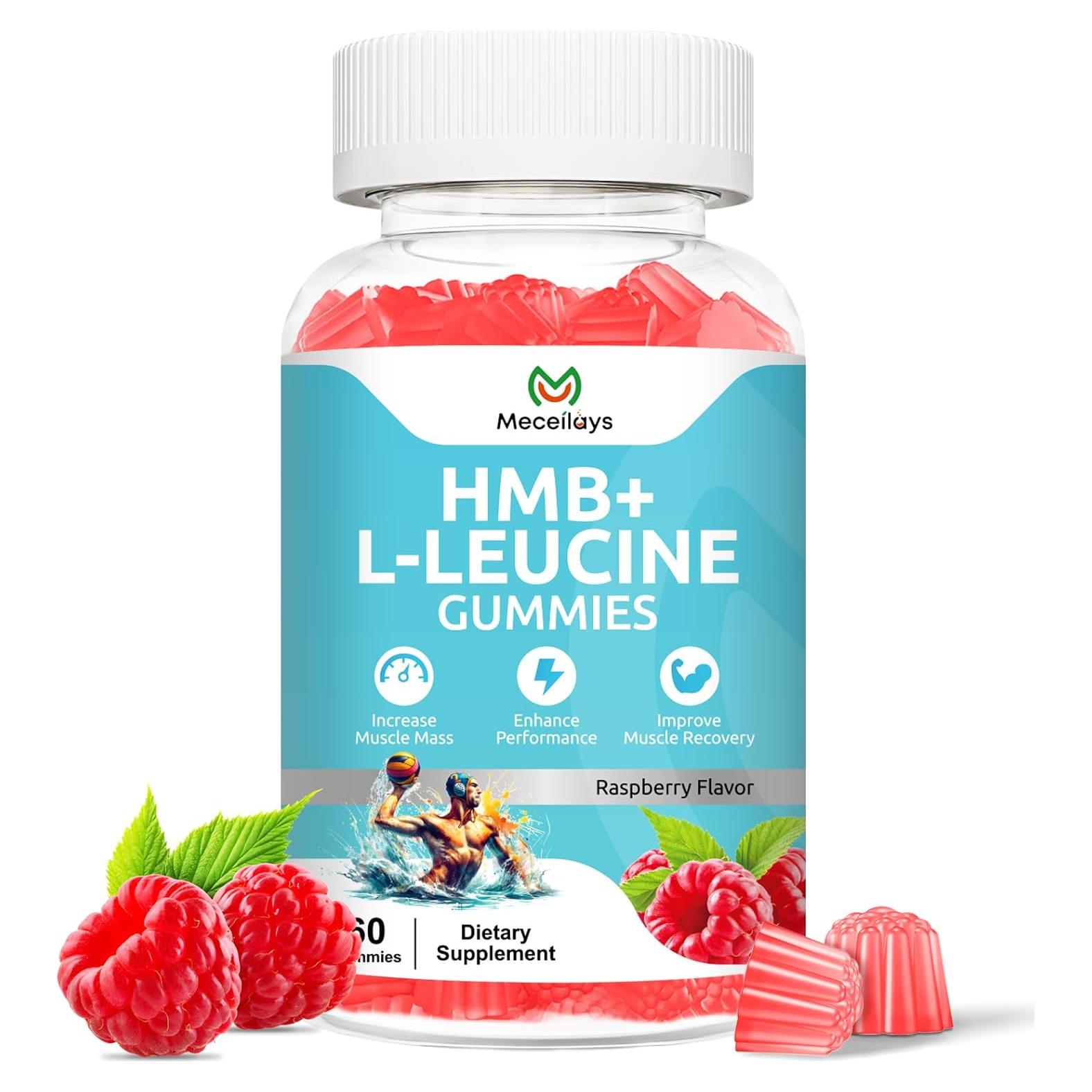 Gominolas Suplemento HMB y L-Leucina Meceilays 4000mg 60 Unidades