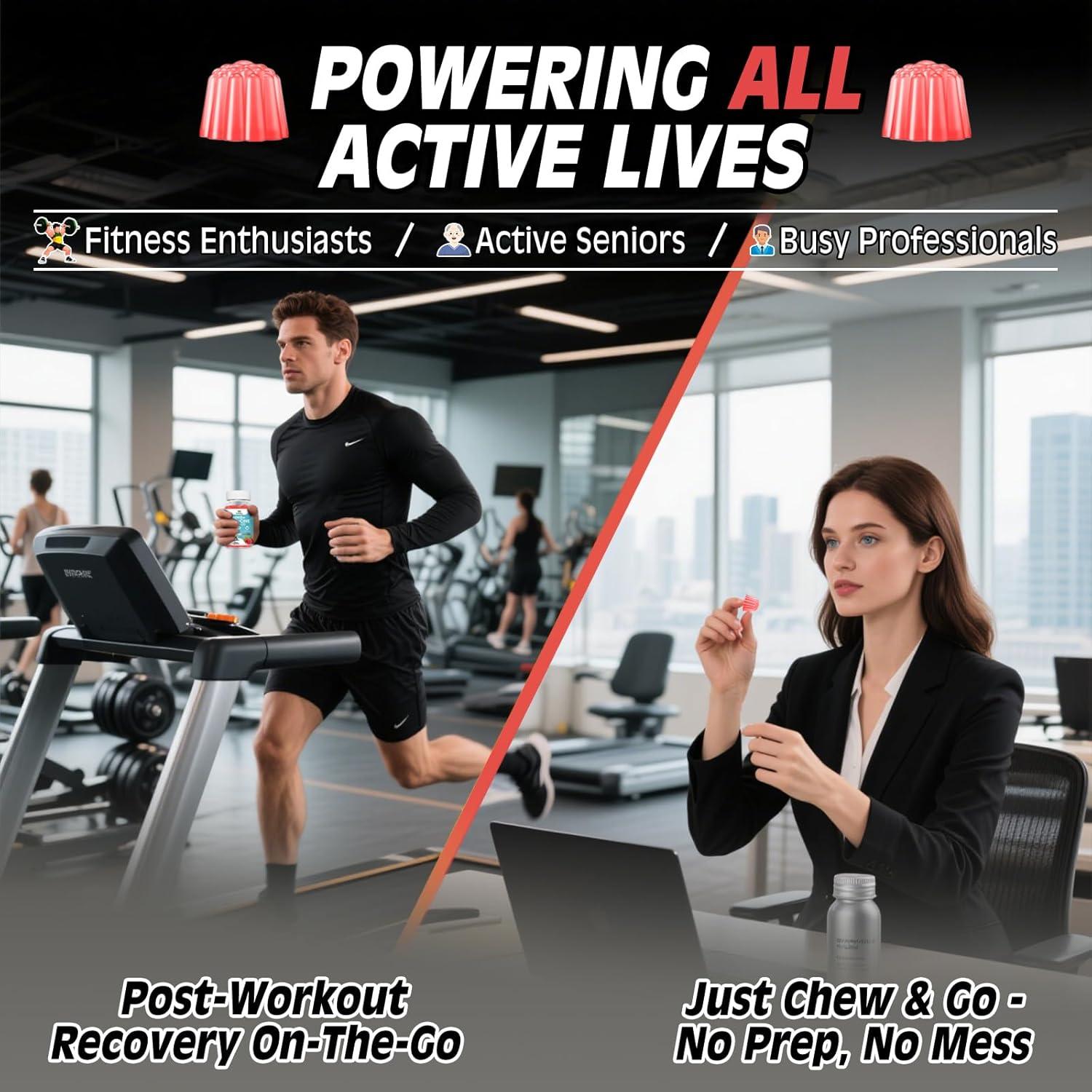 Gominolas Suplemento HMB y L-Leucina Meceilays 4000mg 60 Unidades