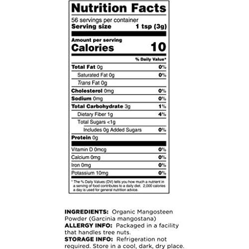 Polvo de Mangostán Orgánico Terrasoul Superfoods 340g