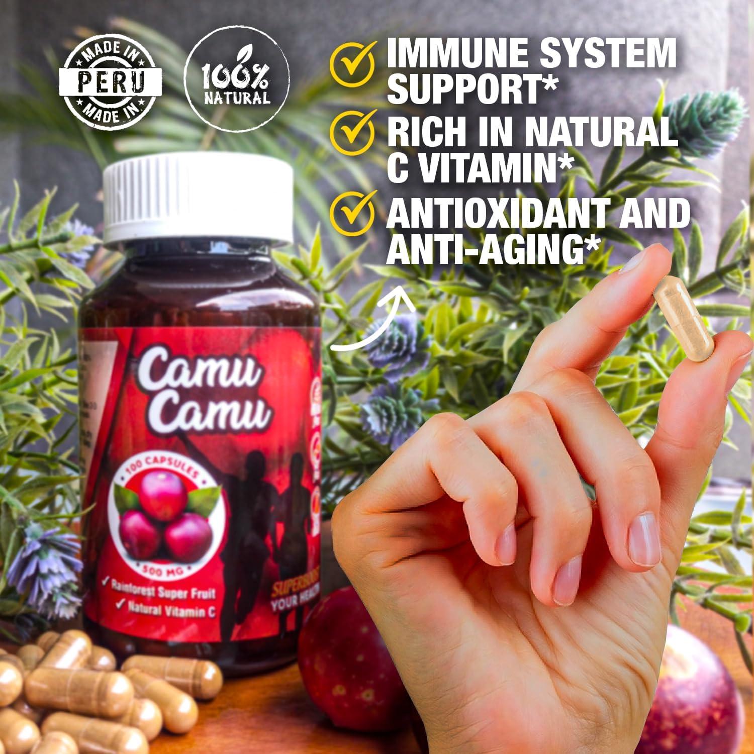 Cápsulas de Camu Camu Sikyriah 1000mg - Suplemento Antioxidante